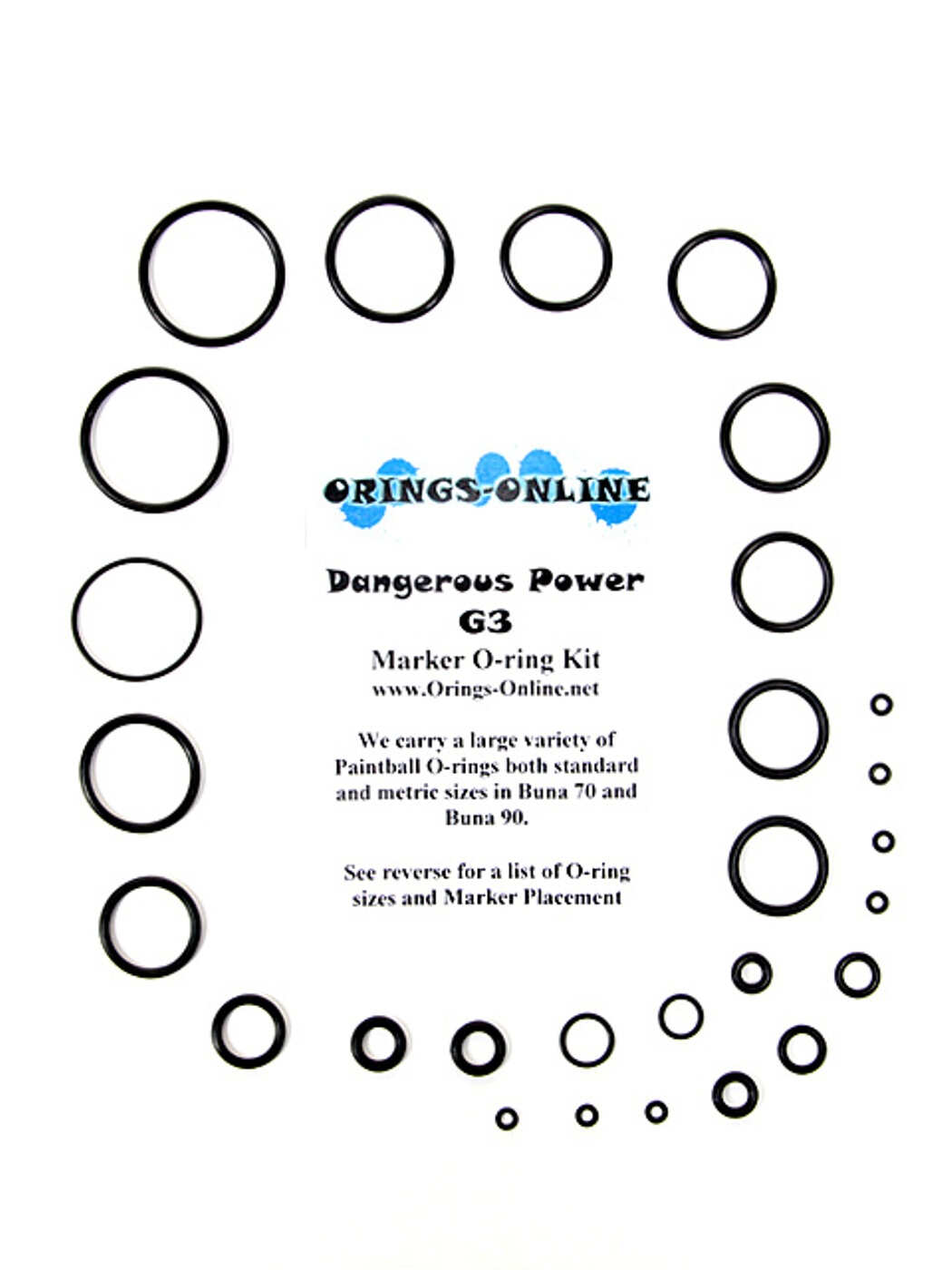 Dangerous Power - G3 Marker O-ring Kit